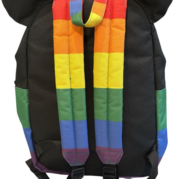 Disney Loungefly Mickey Mouse Rainbow Pride Full Size Backpack - Picture 5 of 15